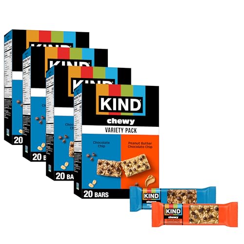 30% coupon - KIND Granola Chewy Bar Variety Pack, 80 bars
