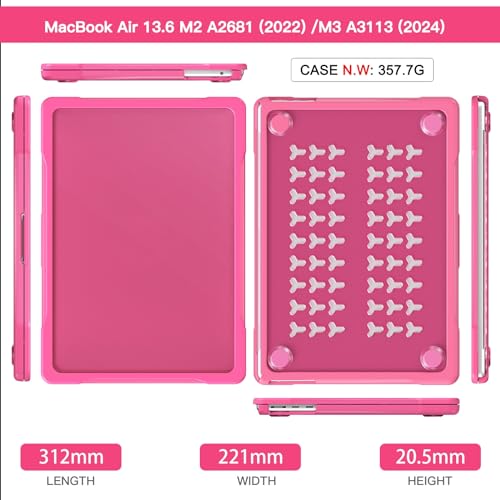 Funda MacBook Air 13.6 M3 resistente para llevar tu portátil al café 2