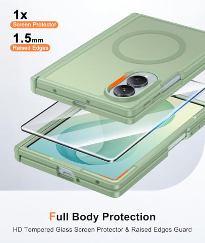 Image of FNTCASE for Galaxy Z Fold 8 Case: Compatible with MagSafe Hinge Protection