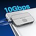 ACASIS 10Gbps Magnetic M.2 NVMe SSD Enclosure & USB C Docking Station with Cooling Fan for iPhone 17/16/15 Pro/Pro Max/Plus ProRes,Tool Free Installation,Support SSD Size 2230/2242/2260/2280 B+M M-Key