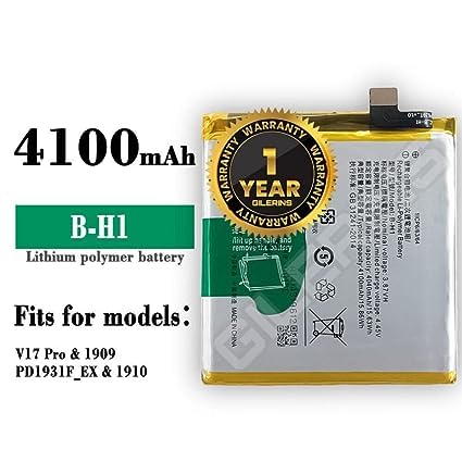 Image of Original B-H1 Battery for Vivo V17 Pro /Vivo B-H1 Battery with 1 Year Warranty ** (F000201)
