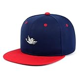 Minimalist Soaring Dove Hip-Hop Snapback Hat Embroidered Baseball Cap Minimalist Soaring