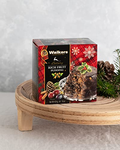 Walker's Shortbread Rich Holiday Fruit Pudding, Luxury Holiday Treat, 16 Oz Box #TOP1