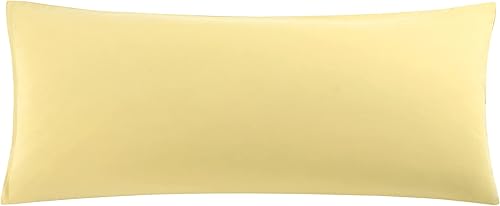 UXcell Funda de almohada corporal de microfibra suave con cierre de cremallera, funda de almohada larga para poliéster de 90 GSM, cuerpo dorado (20