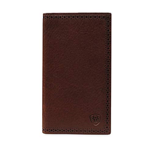 ARIAT Men's Perforated Edge Rodeo Wallet Copper Size One Size