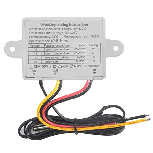 Diymore 1_X12880US2 2Pcs W3002 110-220V Digital Led Temperature Controller Heating Cooling Thermostat Module thumb #4