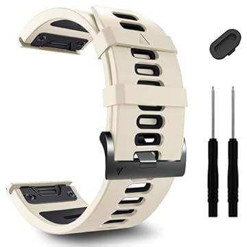 ZPJPPLX Pulseiras esportivas de silicone macio de 26 mm para Fenix 8 de 51 mm, 7X Pro, 6X 5X, compatíveis com Garmin Epix Pro 51 mm/Tactix7 AMOLED/Fenix 6X Pro/Fenix 5X Plus/Enduro3 2/Descent Mk2i/3i
