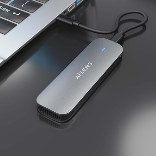Carcasa externa AISENS M.2 ASM2-006GRY SATA USB 3.1 gris miniatura 5
