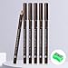 FeiCuiYun 6Pcs Eyebrow Pencils for Women, Wooden Hard-Core Brown Eyebrow and Eyeliner Pencil, Long Lasting Waterproof and Sweat-Proof, Beginner Makeup Brow Pencil, Create a Natural Eye Brow Makeup