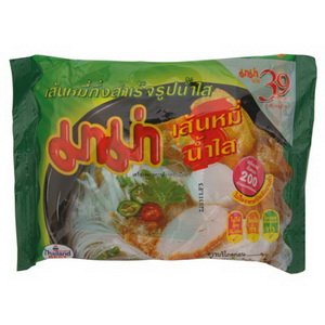 Thai Mama Instant Rice Vermicelli Clear Soup 55g - 12 Pcs./packs