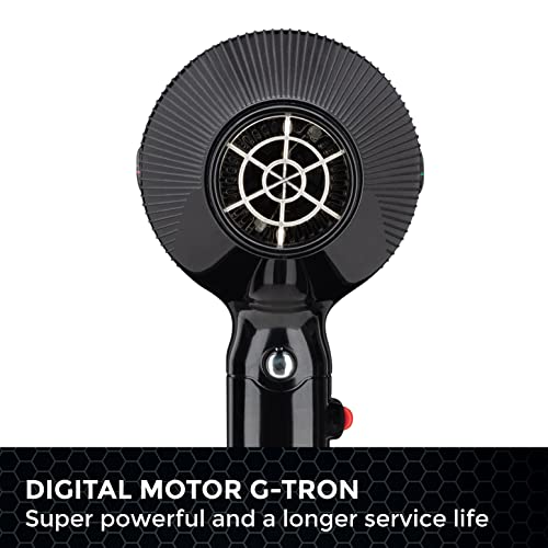 Miniatura 3 de Gamma Secador Pelo Iónico G-Tronic Dual Ionic 2500, Secador De Pelo Profesional Ultraligero 390 Gr, Interruptor On Off Función Iónica, Motor Digital Sin Escobillas, Silencioso Enchufe Schuko