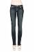 VIRGIN ONLY Women's Slim Fit Straight Leg Washed Denim Jeans