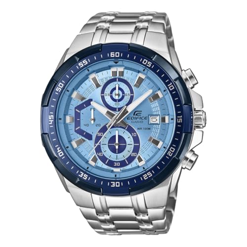 Image of Casio Edifice EFR-539DE-2AVUDF Analog Blue Dial Men (ED674)