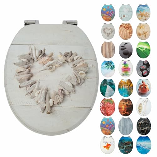 Sedile WC Ovale Con Chiusura Soft Close - CUQOO Comfort Classico, Sgancio Rapido, Bianco - Foto 7