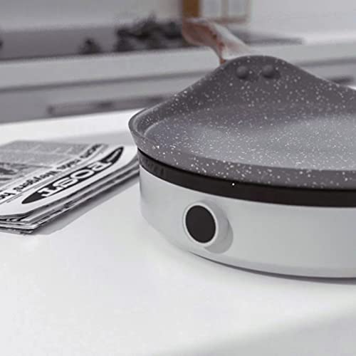 Nonstick Crepe Pan, 9.1 Inch Pancake Flat Skillet Nonstick Flat Griddle Frying Pan, Grey Flat Bottomed Pancake Pan For Omelette, Tortillas #TOP7