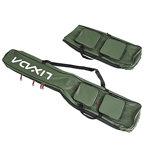 Lixada Angeltasche, 100 cm/130 cm/150 cm, tragbar, faltbar, Rod Reel Bag – Bild 6