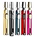 Butane Torch Lighter, Windproof 3-Jet Flame, refillable Butane Lighter with Visible Fuel Window, Suitable for barbecues, Candles, Gifts for Men and Women.(Pink)