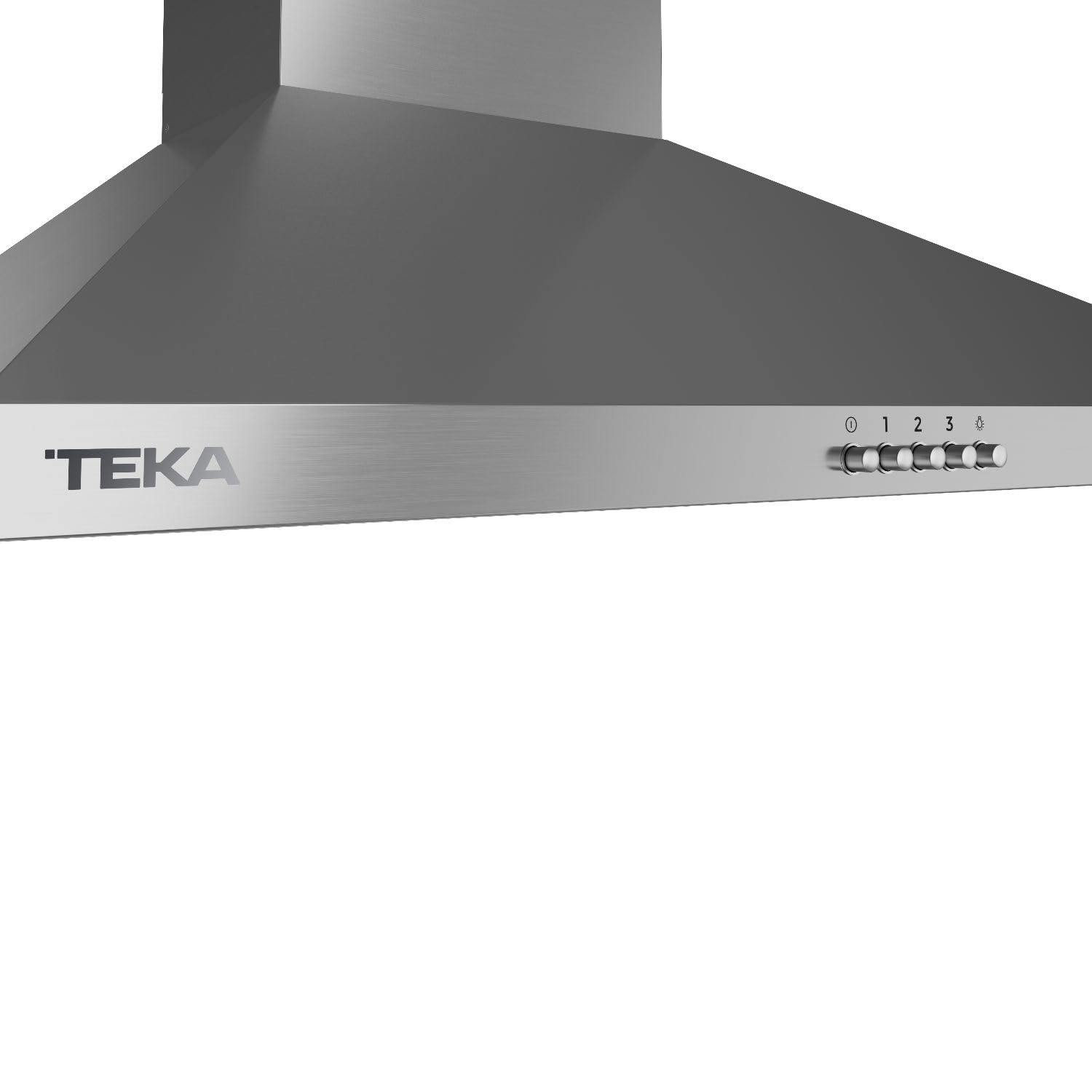 TEKA Campana Decorativa Piramidal, Acero Inoxidable, 3 Velocidades, 60 cm