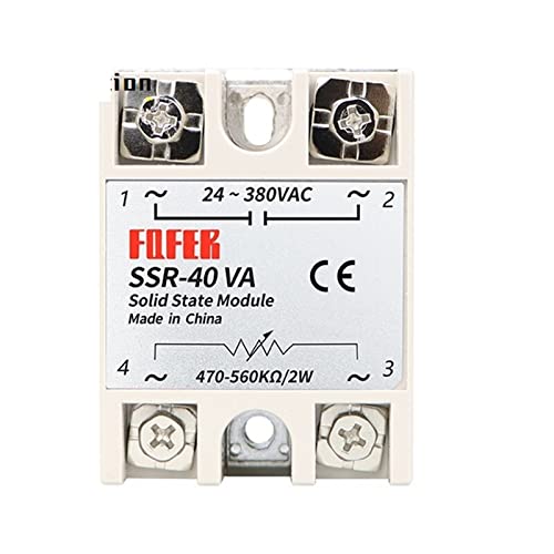 Relais à Semi-conducteurs SSR-50VA à Commutation Silencieuse de Haute Capacité 50A