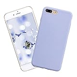 natural del diseño de su teléfono. el uso con una sola mano también es posible .iPhone 7 Plus iPhone 8 Plus cáscara del teléfono celular transparente es muy delgado y ligero,estabiliza flexible, como una segunda piel para el iPhone 7 Plus iPhone 8 Plus