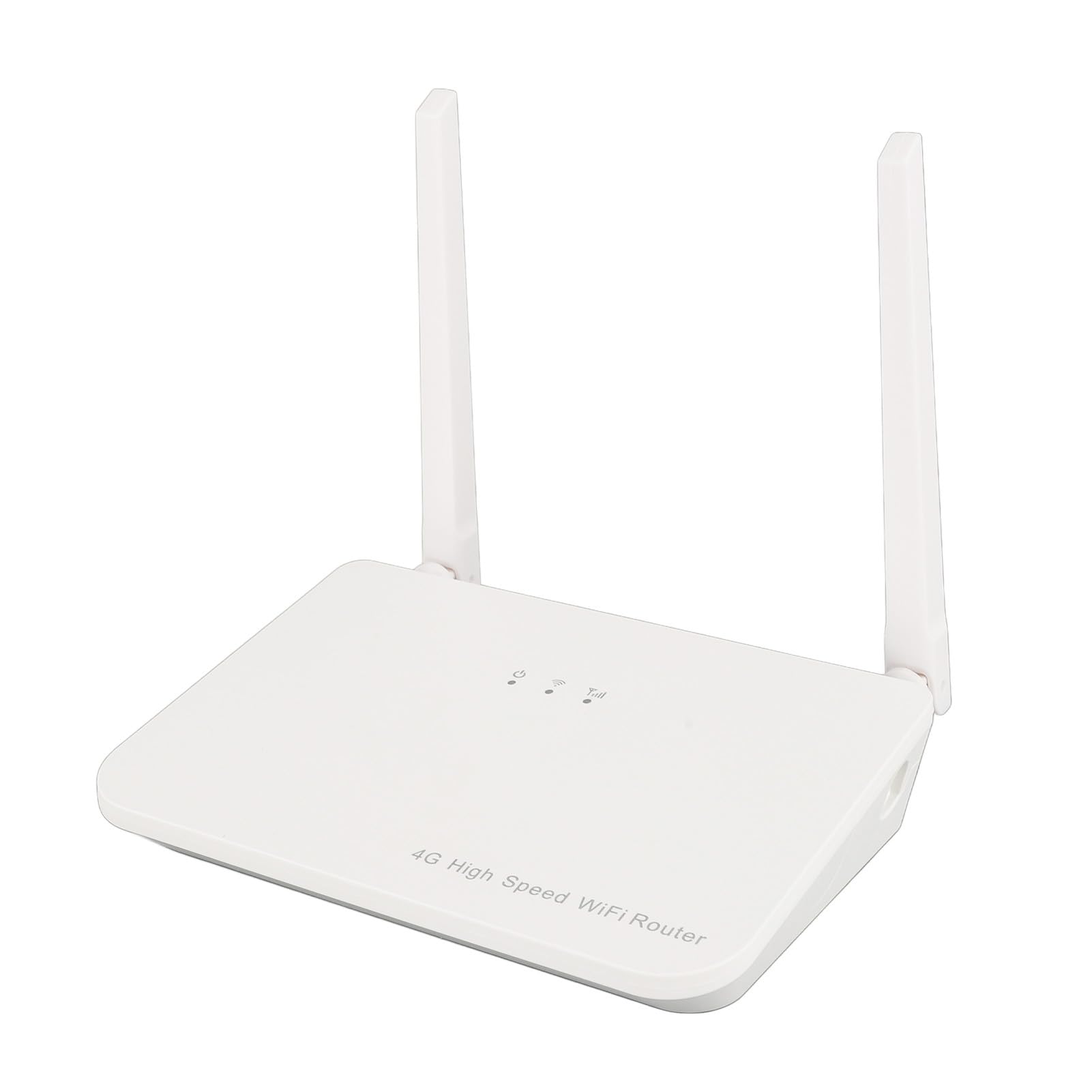 Router 4G LTE con Slot per Scheda SIM, Router Hotspot WiFi Mobile da 300 Mbps con Porte LAN WAN e 2 Antenne, Supporta 32 Utenti, per Ufficio Domestico (Spina europea)