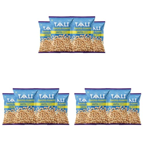 Image of Taali Roasted Peanuts - Salted Peanuts |Crunchy Healthy Snacks | No Trans Fat, Gluten free, Roasted Not Fried (Pack of 12 x 150 gms)(weight may vary)