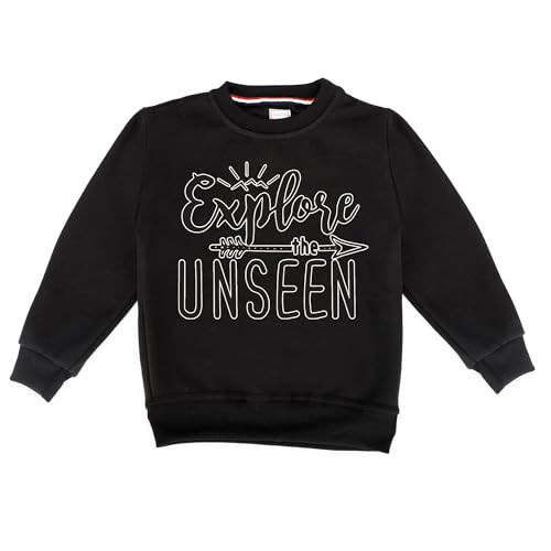 Image of Kids Graphic Print Woolen Sweatshirts with Round Neck and Full Sleeves (SWT-31)