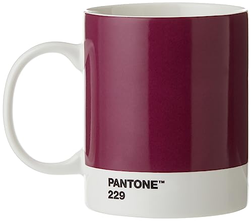 Pantone Kaffeetasse, Porzellan, Aubergine 229, 8.4 x 8.4 x 12.1 cm – Ansicht 1