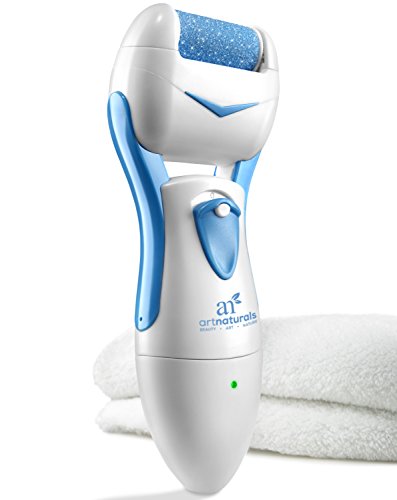 ArtNaturals Rechargeable Electric Callus Remover - Most Effective Electronic Pedicure Foot File Callus Remover, Removes The Coarse, Tough Skin On Your Feet, Spa like Treatment With Guaranteed Results!