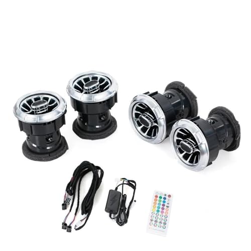 Sortie d'air turbine LED pour Jeep Wrangler JK, aérateur de voyage