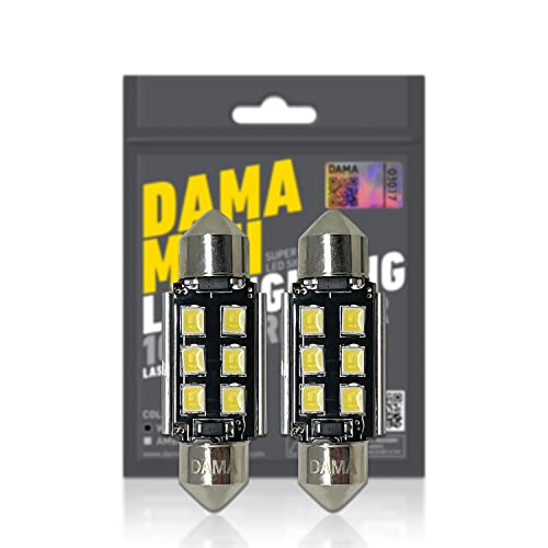 DAMA Mini Bombillas LED Festoon 36mm 6000K Pack 2 miniatura 1