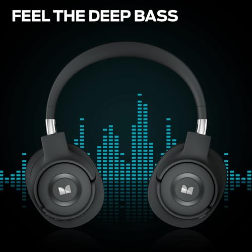 Image of Monster Persona SE ANC Active Noise Cancelling Headphones, Bluetooth Headphones Over Ear, 60H Playtime, HiFi Stereo Audio, Deep Bass, Built-in Mic, Wireless Headsets for Home Office(Grey)