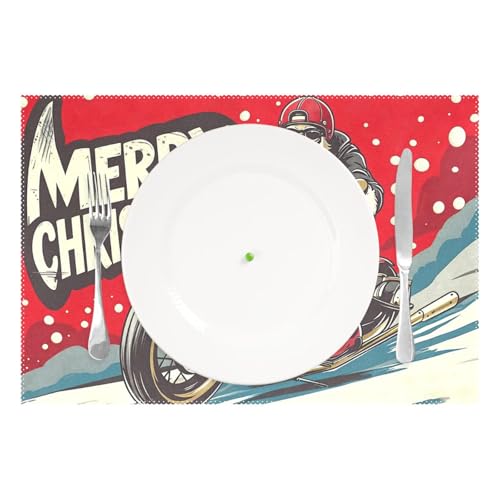 Sets de table Noël résistants à la chaleur protègent votre table de fête