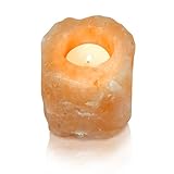 Amazing Health Wellness Natural Himalayan Salt Tealight Holders Chunky (10)