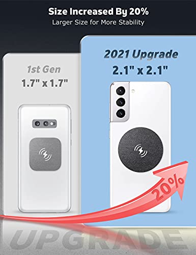 eSamcore Wireless Charging Compatible Phone Metal Plate [Medium Size]