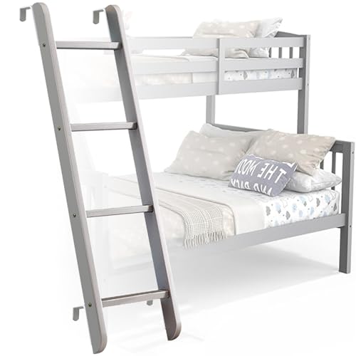 Échelle de lit superposé inclinée multifonction en bois pour mezzanine - 2