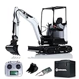 wheelfun JX Model 1/14 E20 RC Hydraulic Excavator 4-Way Reversing Valve Mini Remote Control Digger Sound System Motor Servo ESC Hobby Grade Model