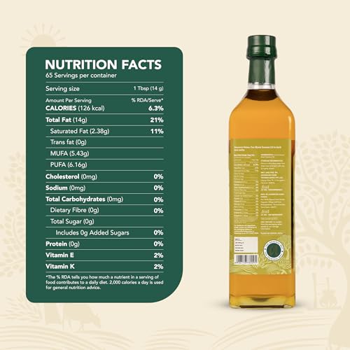 Image of Anveshan Wood Pressed Black Sesame Oil - 1L | Glass Bottle | Kolhu /Kacchi Ghani /Chekku | Gingelly Oil | Natural | Chemical-Free | Cold Pressed Sesame Oil for Cooking. (Pack of 2)
