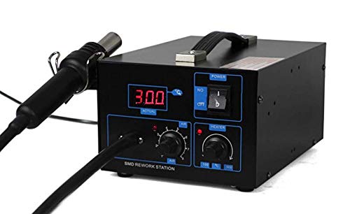 Poste de soudure 2-en-1 GOWE avec pompe à air numérique novellieren et décapeur thermique