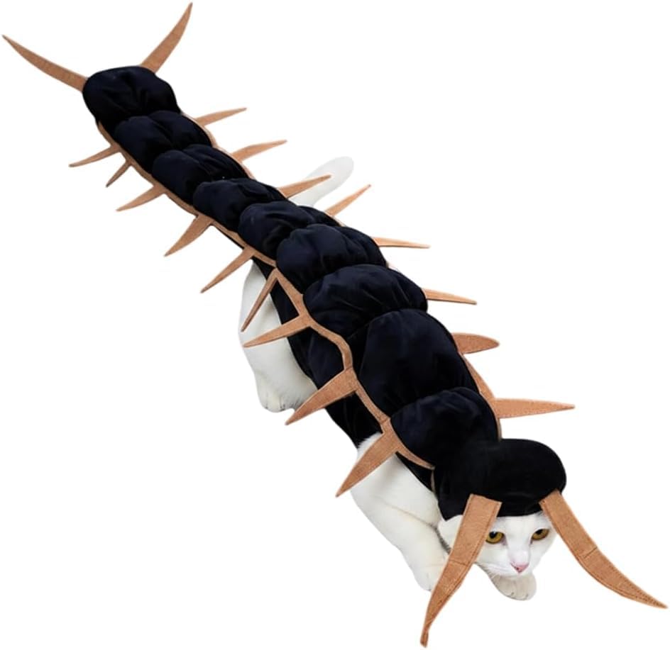 Cat Halloween Costume, Funny Scary Bug Outfit for Cats & Small Dogs