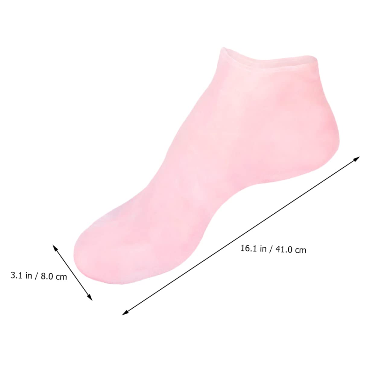 MERRYHAPY Running Socks Moisturizing Overnight Relief Sebs Material Foot Skin Socks for Dry Feet