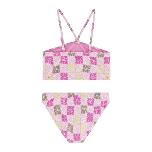 Image of Roxy Girls' Two-piece Bikini Swimsuit Set, UPF 50+ Sun Protection, Quick-Dry Bathing Suit
