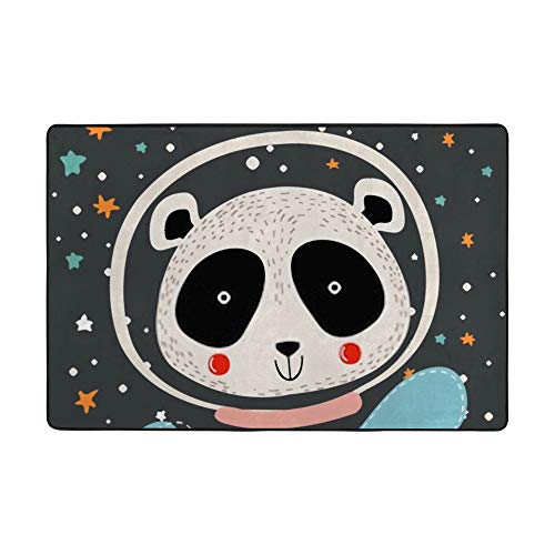 Tapis de salon velours coton stretch imprimé espace - 2