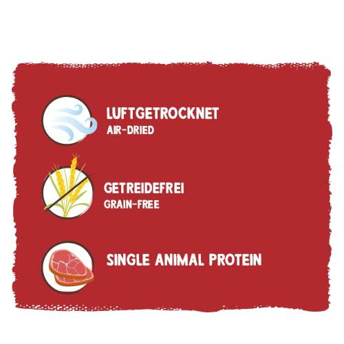 Sammy´s Rinderstreifen | Rindfleisch | Fleischiger Snack für Hunde | Getreidefrei| Single Animal Protein | ohne Zucker ohne Geschmacksverstärker 1 x 190g