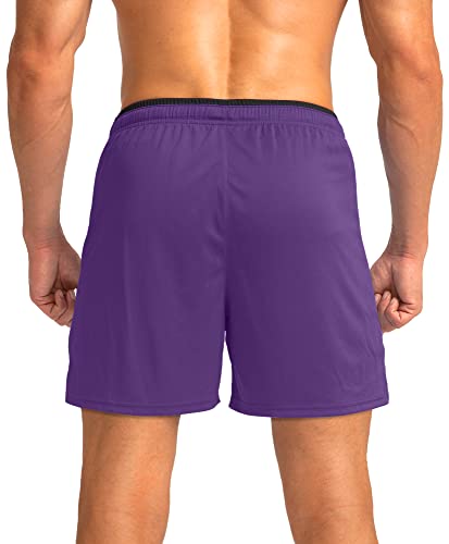 Image of G Gradual Men's Gym Workout Shorts Zipper Pockets 5 inch / 7 inch Quick Dry Breathable Runing Athletic Short for Men