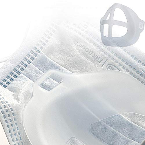 Owfeel 5 peças de suporte de silicone 3D para uso confortável, moldura interna de silicone, suporte