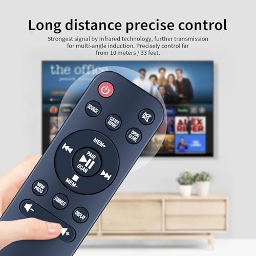 Télécommande pour AIWA Exos Home compatible avec le système audio AI6006 - 4