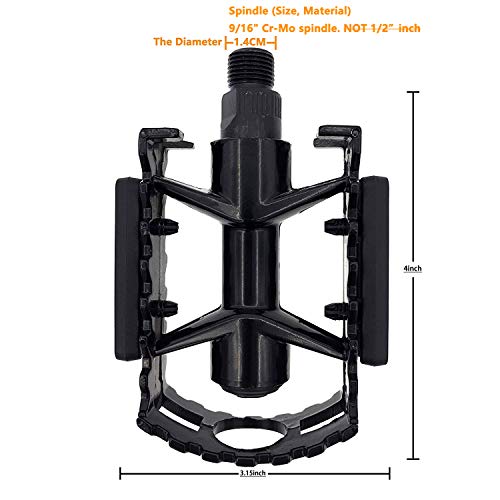 image for ARTHEALTH Bicycle Pedals Bike Pedals 9/16