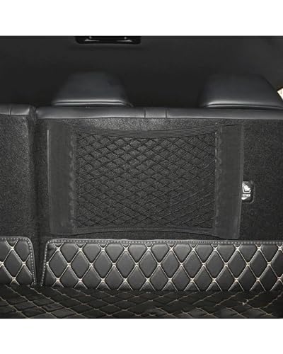 Filet de rangement pour siège de voiture en maille élastique durable