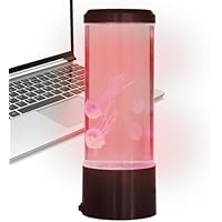 Genérico Jellyfish Night Light, USB LED Jelly Fish Lamp, Color